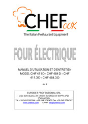 CHEFOOK CHF 464.3 D Manuel D'utilisation Et D'entretien