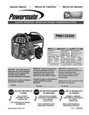 Powermate SX POWER Série Manuel De L'opérateur