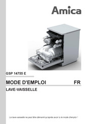 Amica GSP 14755 E Mode D'emploi