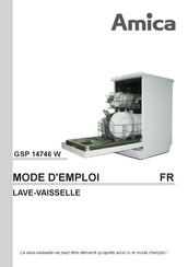 Amica GSP 14746 W Mode D'emploi