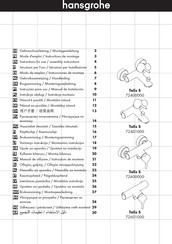 Hansgrohe Talis S 72601000 Mode D'emploi / Instructions De Montage