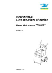 TYROLIT Hydrostress PPH25RR Mode D'emploi