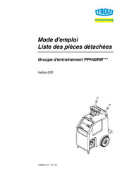 TYROLIT Hydrostress PPH40RR Série Mode D'emploi