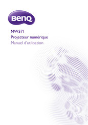 BenQ MW571 Manuel D'utilisation