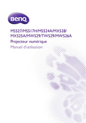 BenQ MS527 Manuel D'utilisation