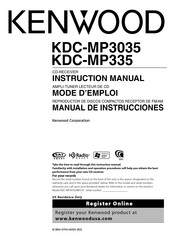 Kenwood KDC-MP335 Mode D'emploi