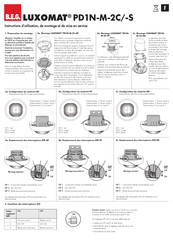 B.e.g. LUXOMAT PD1N-M-2C Instructions D'utilisation, De Montage Et De Mise En Service