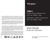 Targus USB-C ACA961 Guide De L'utilisateur