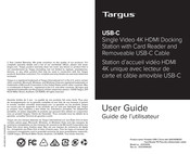 Targus DOCK414 Guide De L'utilisateur