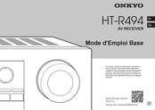 Onkyo HT-R494 Mode D'emploi