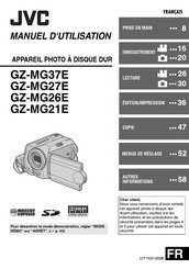 JVC GZ-MG26E Manuel D'utilisation