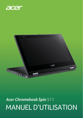 Acer Chromebook Spin 511 Manuel D'utilisation