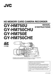 JVC ProHD GY-HM750CHE Manuel D'instructions