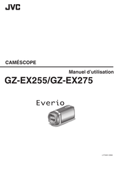 JVC Everio GZ-EX255 Manuel D'utilisation