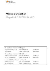 LVI MagniLink S PREMIUM Manuel D'utilisation