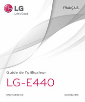 LG LG-E440 Guide De L'utilisateur