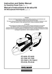Dolmar PC-8140 Manuel D'instructions
