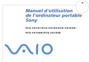 Sony VAIO PCG-FX109K Manuel D'utilisation