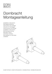 Dornbracht 35 608 970-90 0010 Instructions De Montage