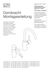 Dornbracht 33 501 660-FF0010 Instructions De Montage