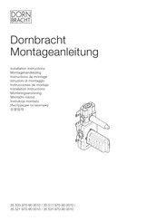Dornbracht 35 511 970-90 0010 Instructions De Montage
