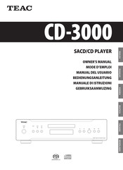 Teac CD-3000 Mode D'emploi