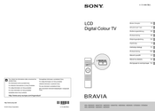 Sony BRAVIA KDL-40HX705 Mode D'emploi