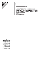 Daikin FTX25KV1B Manuel D'installation