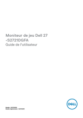 Dell S2721DGFA Guide De L'utilisateur