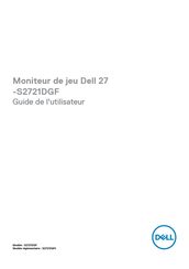Dell S2721DGF Guide De L'utilisateur