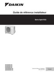 Daikin Siesta RXM35R5V1B Guide De Référence Installateur