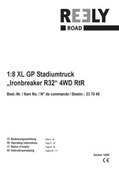 Reely ROAD Ironbreaker R32 Notice D'emploi