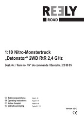 Reely ROAD Detonator Notice D'emploi