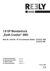 Reely ROAD GP Monstertruck Earth Crusher Notice D'emploi