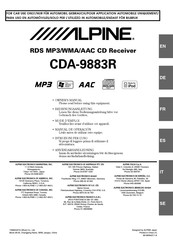 Alpine CDA-9883R Mode D'emploi