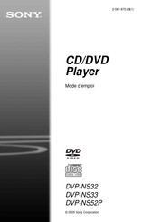 Sony DVP-NS33 Mode D'emploi