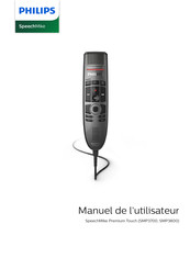 Philips SpeechMike Premium Touch SMP3700 Manuel De L'utilisateur