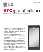 LG P880g Guide De L'utilisateur