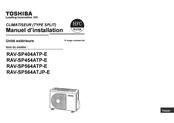 Toshiba RAV-SP404ATP-E Manuel D'installation