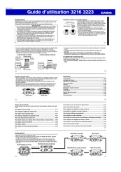 Casio 3223 Guide D'utilisation