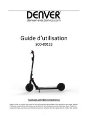 Denver Electronics SCO-80125 Guide D'utilisation