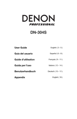 Denon Professional DN-304S Guide D'utilisation