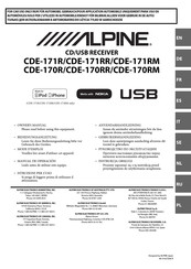 Alpine CDE-171R Mode D'emploi