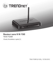 TRENDnet TEW-712BR Guide D'installation Rapide