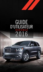 Dodge DURANGO 2016 Guide D'utilisateur