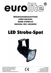 EuroLite LED Strobe-Spot Mode D'emploi