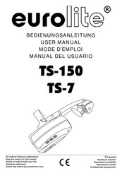 EuroLite TS-150 Mode D'emploi