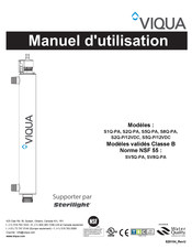 Viqua Sterilight S8Q-PA Manuel D'utilisation