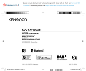 Kenwood KDC-X7100DAB Mode D'emploi