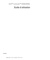 Dell Latitude D630 Guide D'utilisation